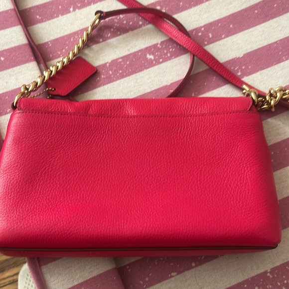 Coach Crosstown Pink Ruby Handbag - Picture 8 of 9